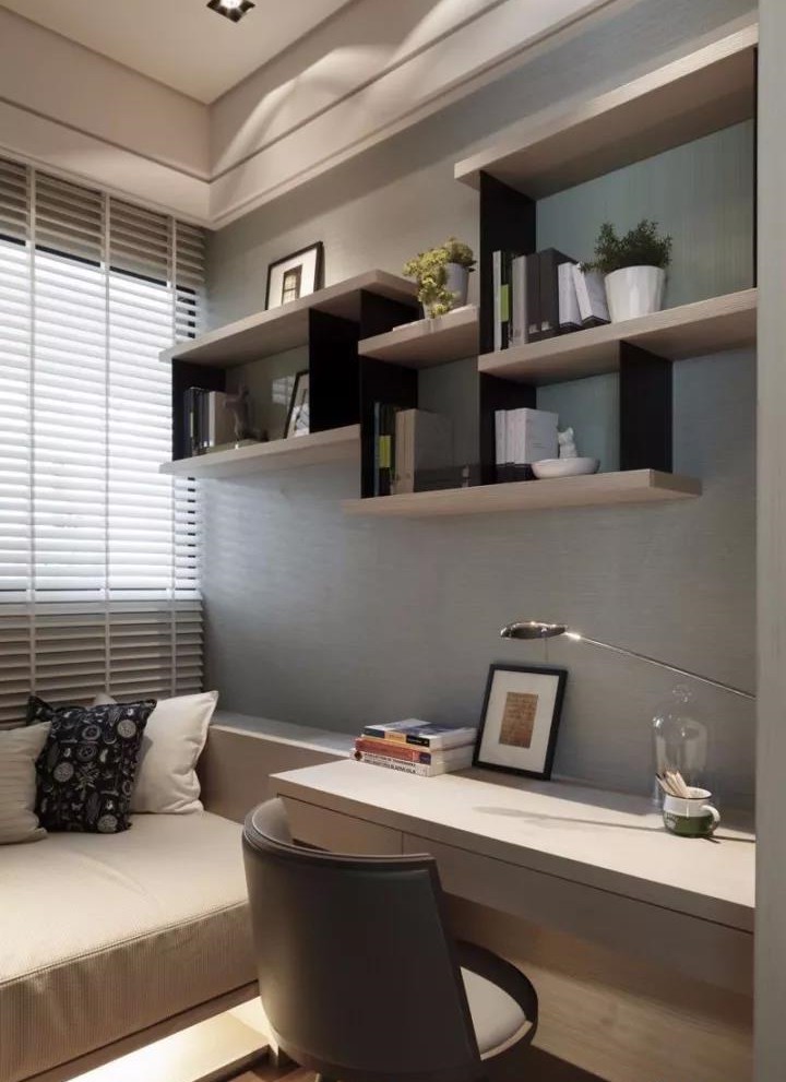 中国匠心品牌，福晶板材，书房装修案例