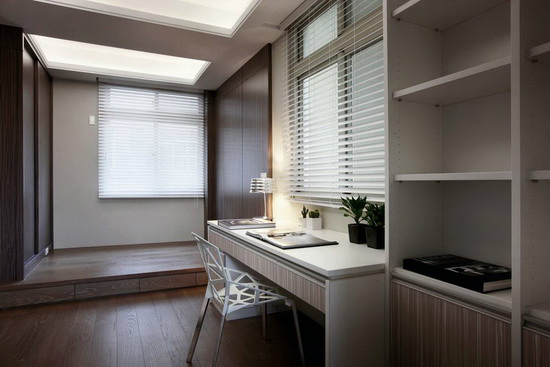 中国匠心品牌，福晶板材，书房装修案例