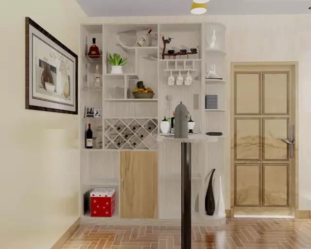 中国匠心品牌，福晶板材，酒柜设计