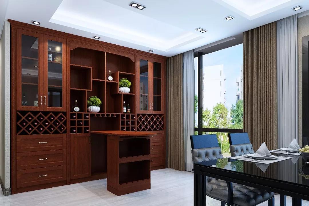 中国匠心品牌，福晶板材，酒柜设计