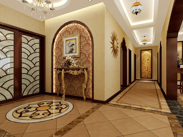 中国匠心品牌,福晶板材,门厅过道设计 中国匠心品牌,福晶板材,门厅过道设计