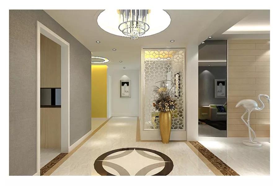 中国匠心品牌，福晶板材，玄关装修设计