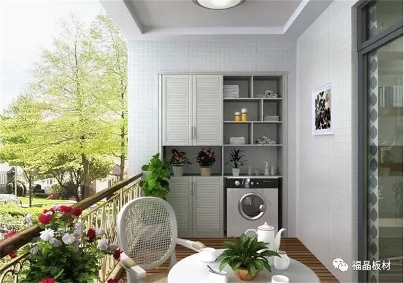阳台怎么装修能增强收纳功能呢？福晶教教你好了。